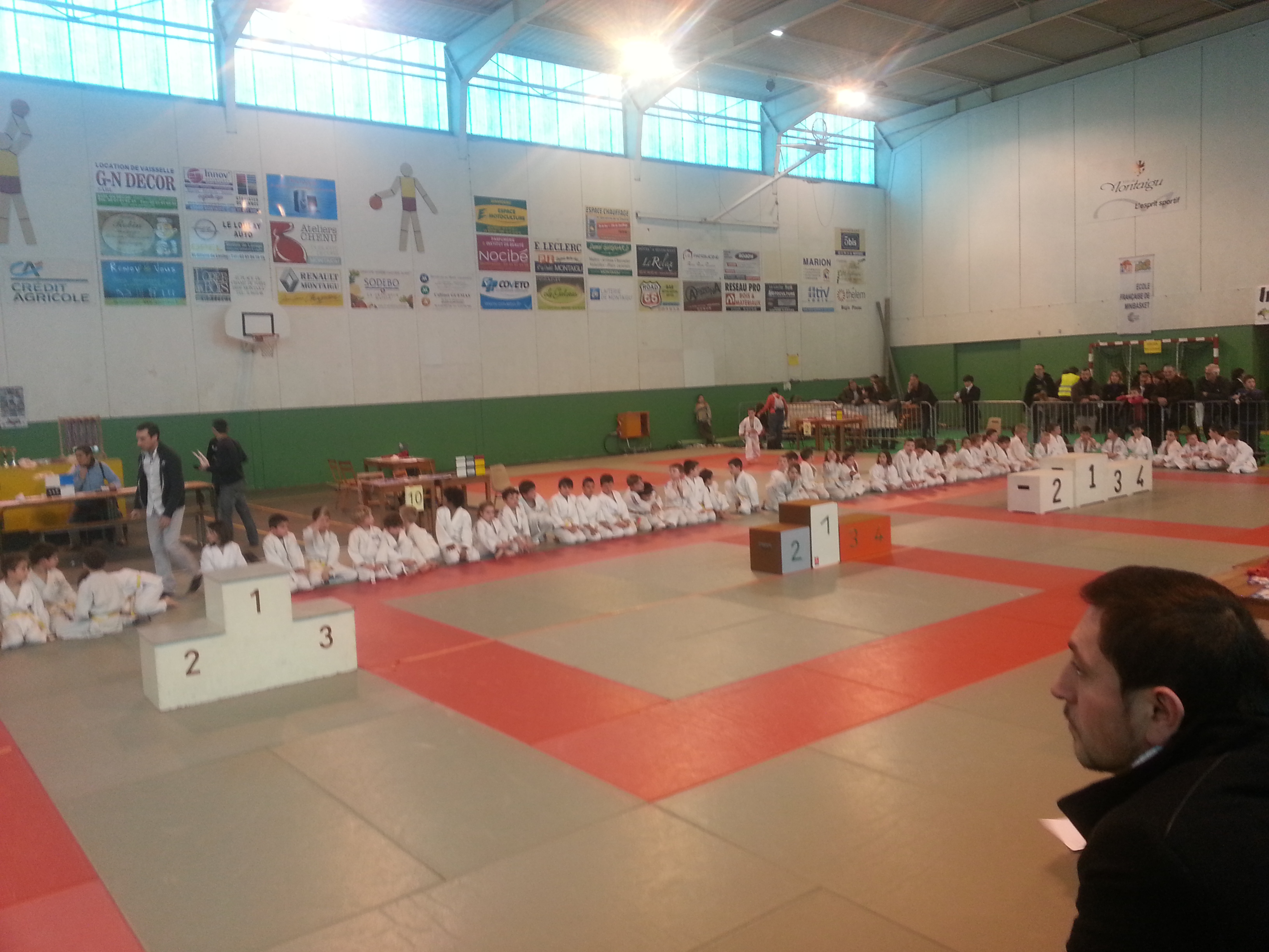 Judo-Club Tournois de Montaigu le 16 Mars 2013 - Remise des médailles année 2005